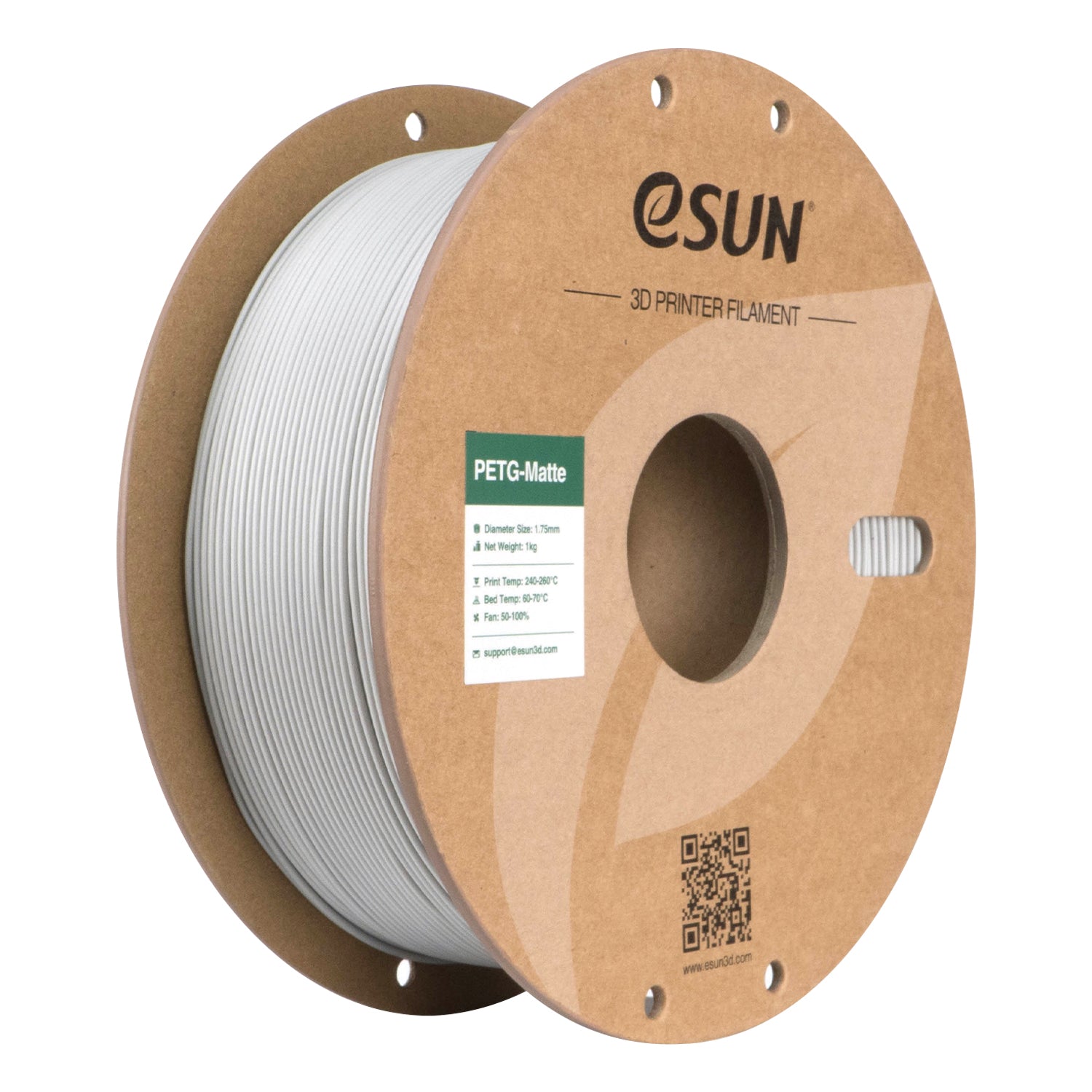 Filament PETG matný betonová šedá | eSUN