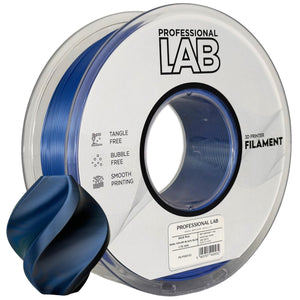 Filament Silk PLA Dual Color černá modrá | Prof. Lab