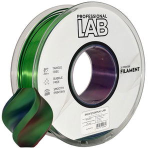 Filament Silk PLA Tri Color červená modrá zelená | Prof. Lab