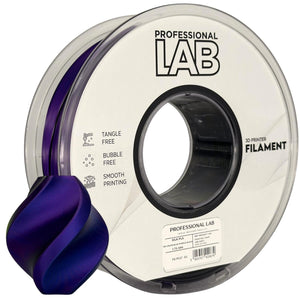 Filament Silk PLA Tri Color modrá fialová černá | Prof. Lab