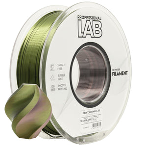 Filament Silk PLA Tri Color Army | Prof. Lab