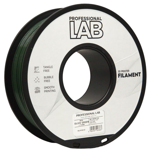Cívka filamentu PETG olivová zelená, Prof. Lab, 1,75 mm