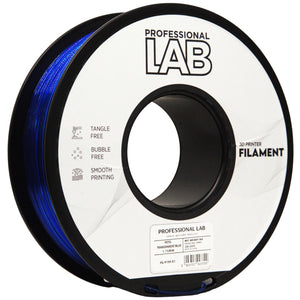 Filament PETG průhledná modrá | Prof. Lab