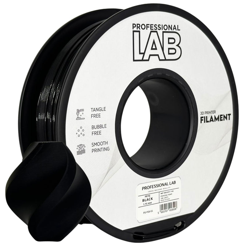 Cívka filamentu PETG černá, Prof. Lab, 1,75 mm