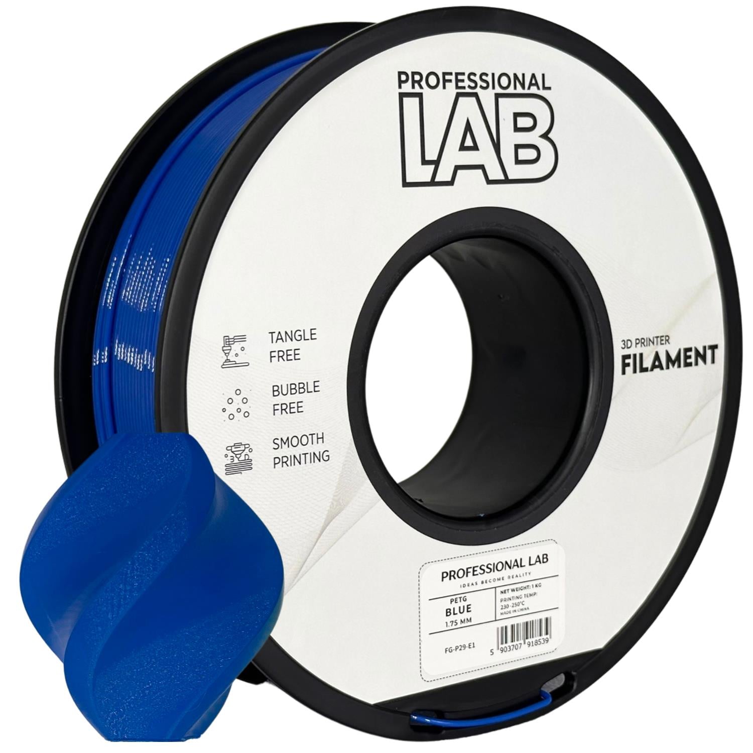 Filament PETG modrá | Prof. Lab