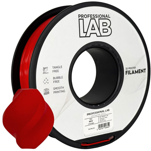 Cívka filamentu PLA červená, Prof. Lab, 1,75 mm