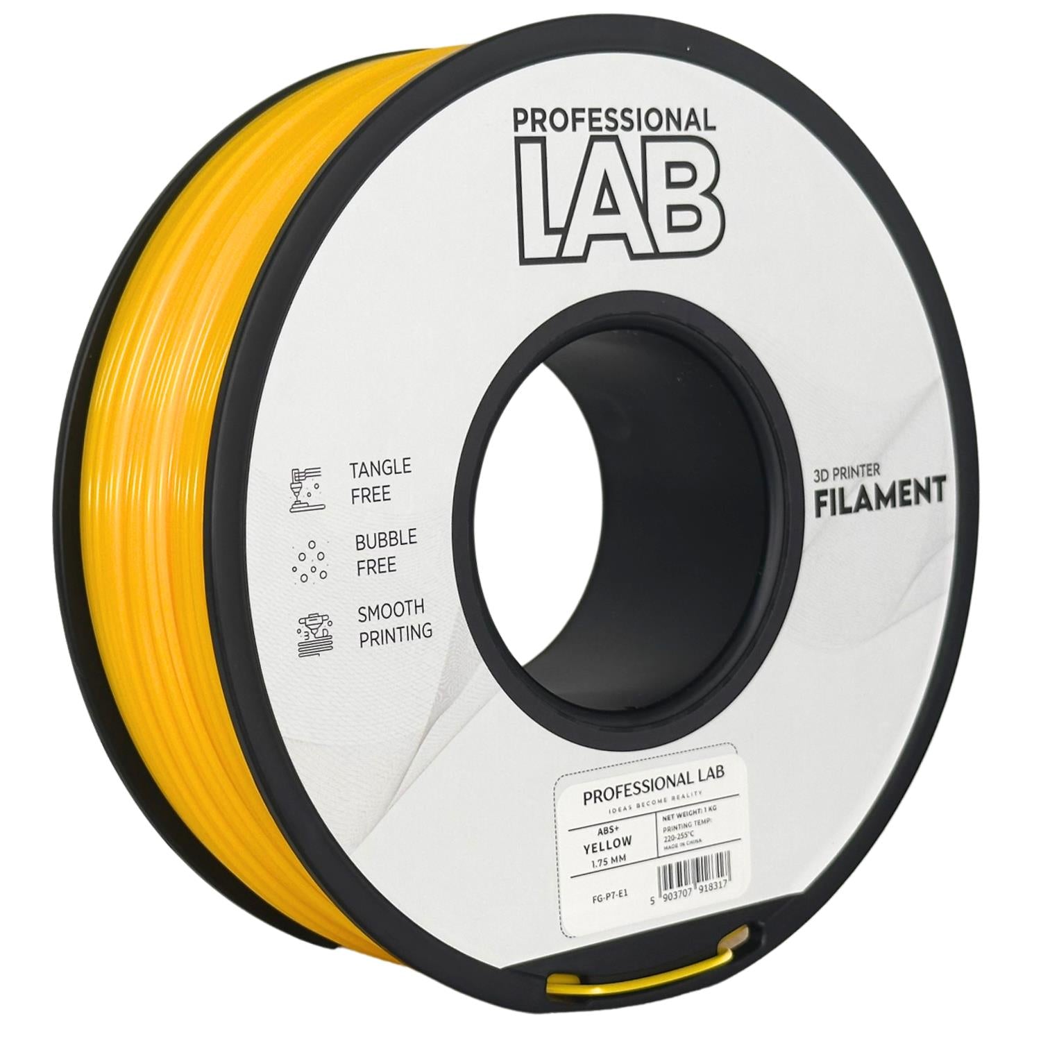 Filament ABS+ žlutá | Prof. Lab
