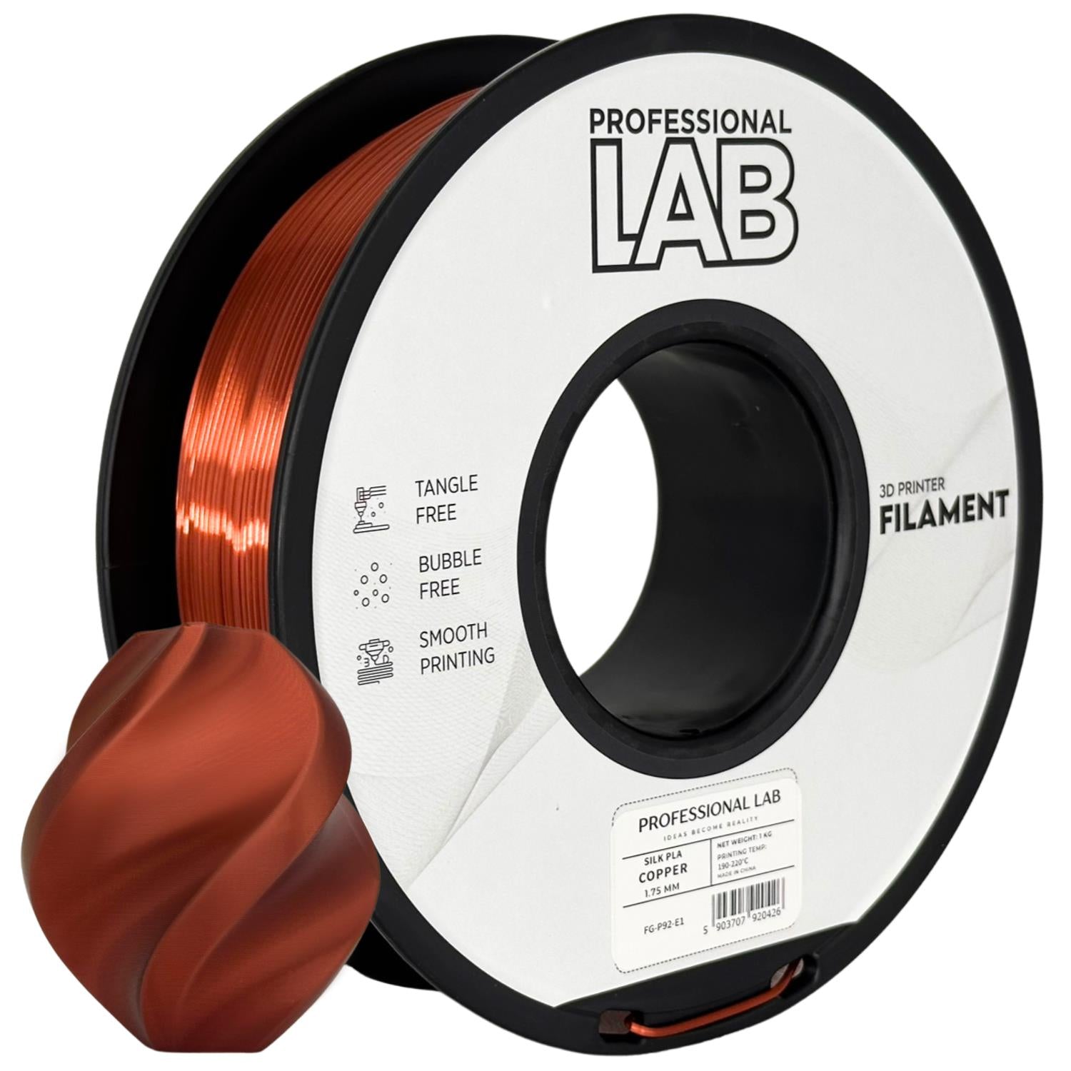 Filament Silk PLA měděná | Prof. Lab