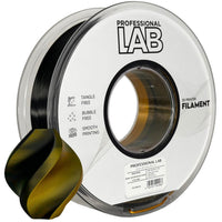 Filament Silk PLA Dual Color černá zlatá | Prof. Lab