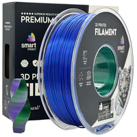 Filament Silk PLA Tri Color modrá zelená fialová | Smart Print