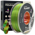 Cívka filamentu Silk PLA Tri Color červená žlutá zelená, Smart Print, 1,75 mm