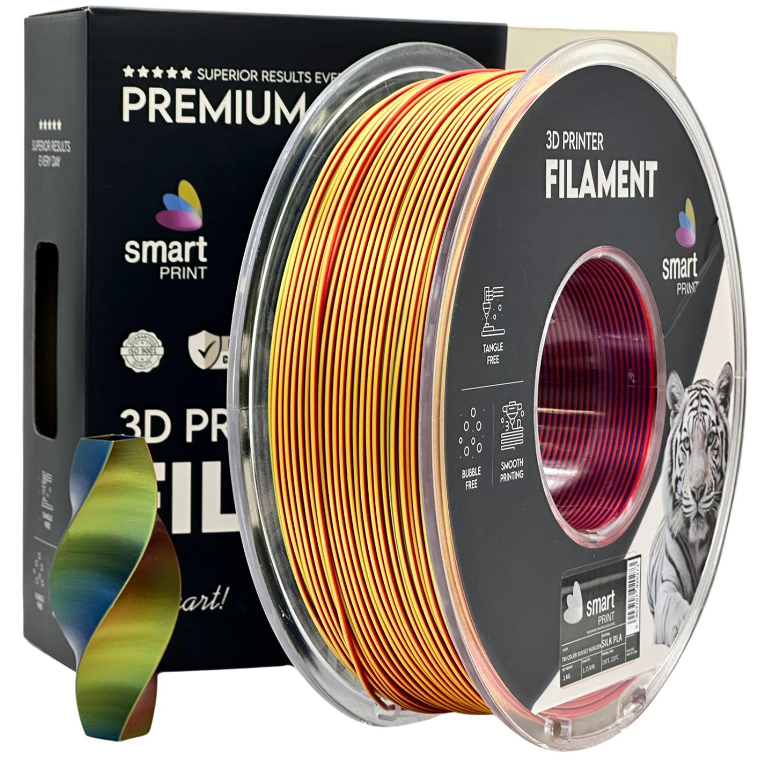 Filament Silk PLA Tri Color Sunset Horizon | Smart Print