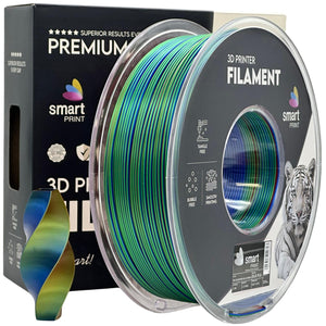 Filament Silk PLA Tri Color červená modrá zelená | Smart Print