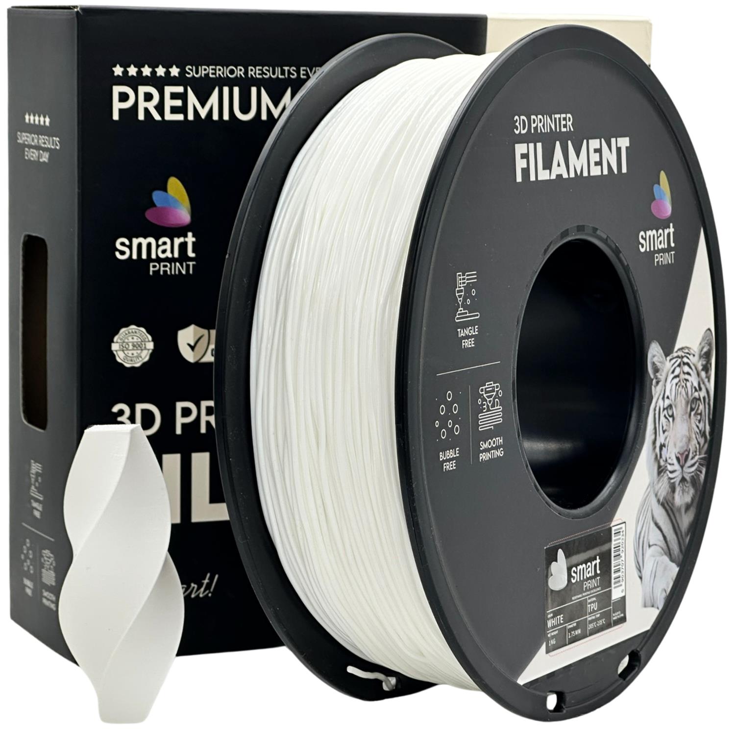 Filament TPU bílá | Smart Print