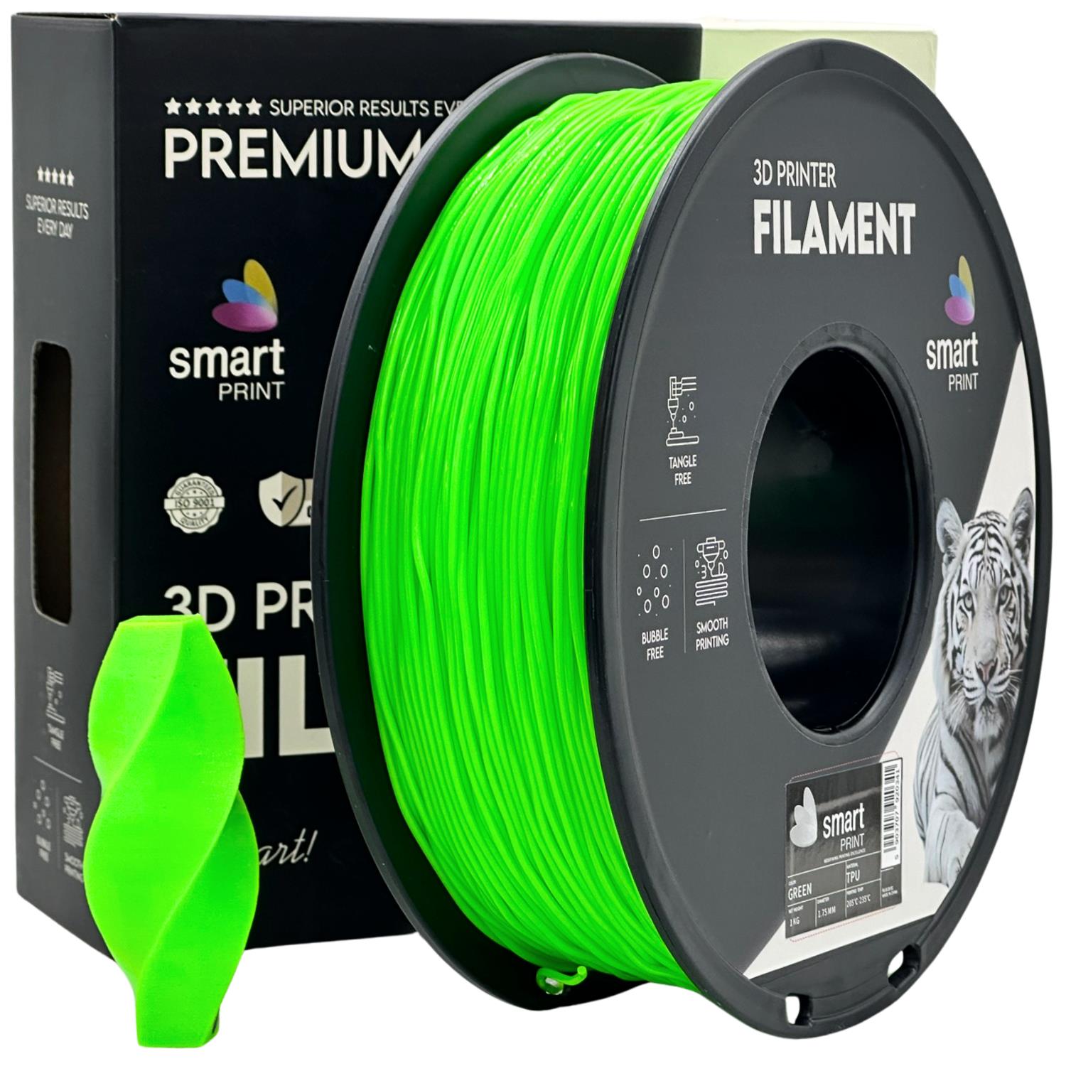 Filament TPU zelená | Smart Print