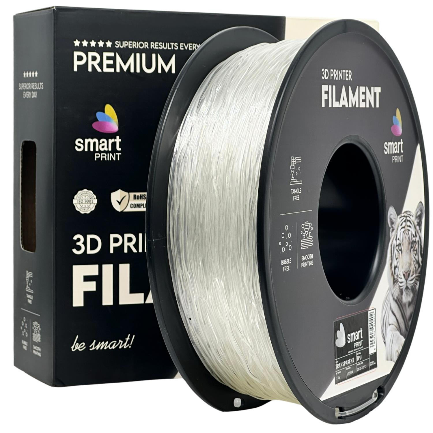 Filament TPU průhledná | Smart Print