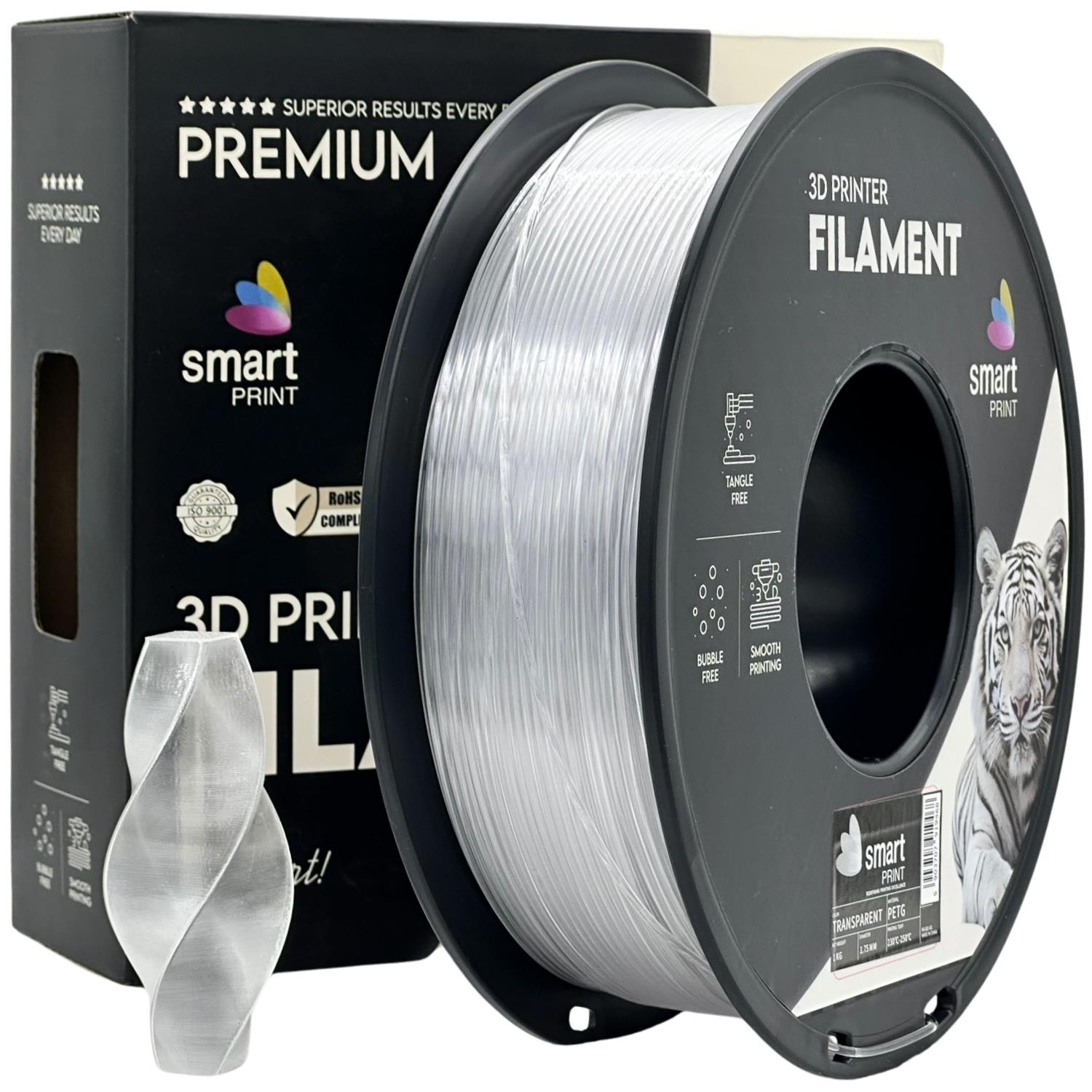 Filament PETG průhledná | Smart Print
