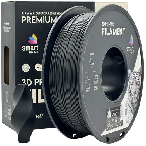 Cívka filamentu PLA černá, Smart Print, 1,75 mm