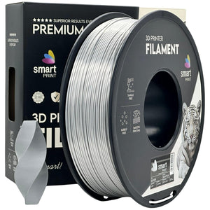 Filament Silk PLA stříbrná | Smart Print